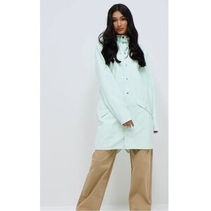 RAINS Long Jacket Unisex in Mineral